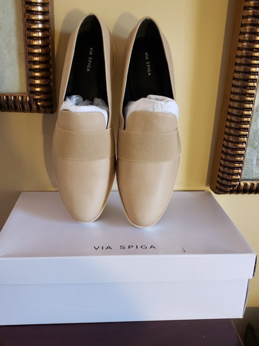 New Via Spiga Tyson Sanddust LE/ Color Tan/ Size 9M
